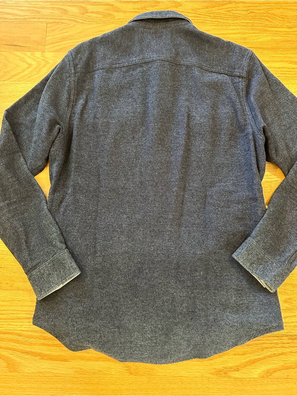 Faherty blue twill cotton Casual Button-Down Shirt - Picture 10 of 10